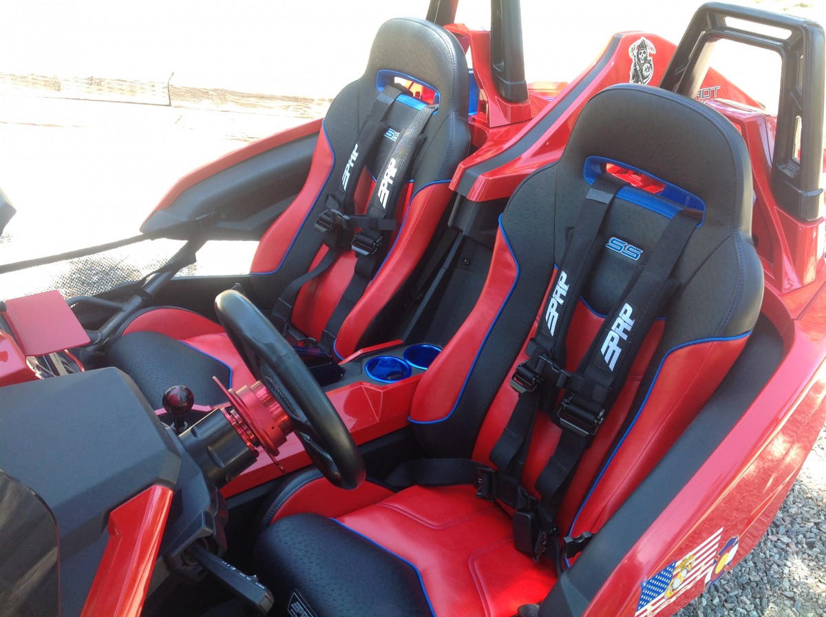 Awesome new custom color PRP seats